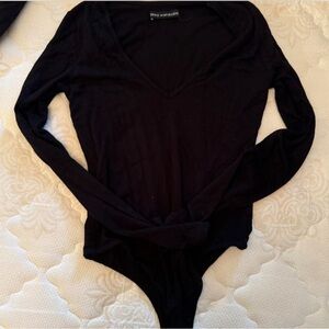 naked wardrobe black bodysuit
